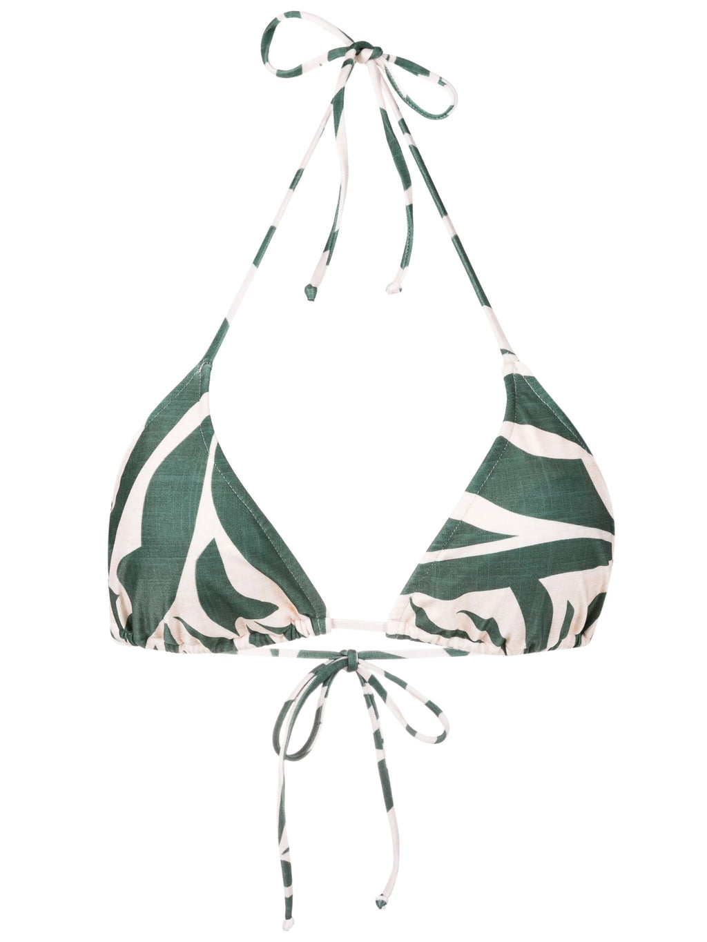 Hanna Abstracte-Print Triangle Bikini Top