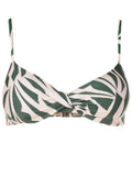 Cassis Abstracte-Print Twisted Detail Bikini Top