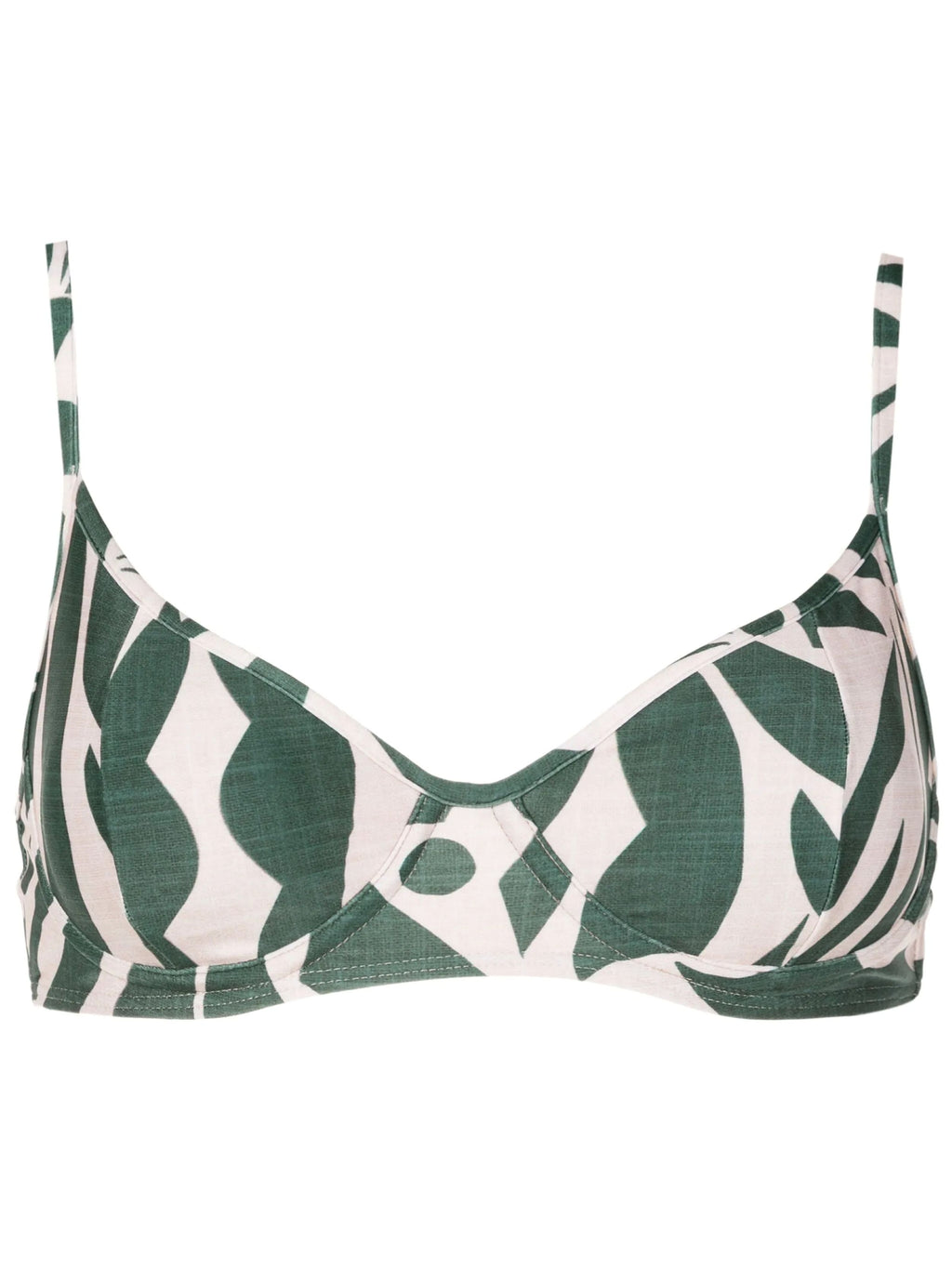 Fiji Abstracte-Print Underwire-Cup Top Maori