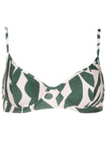 Fiji Abstracte-Print Underwire-Cup Top Maori
