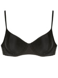 Fiji Black Plain Underwire-Cup Top