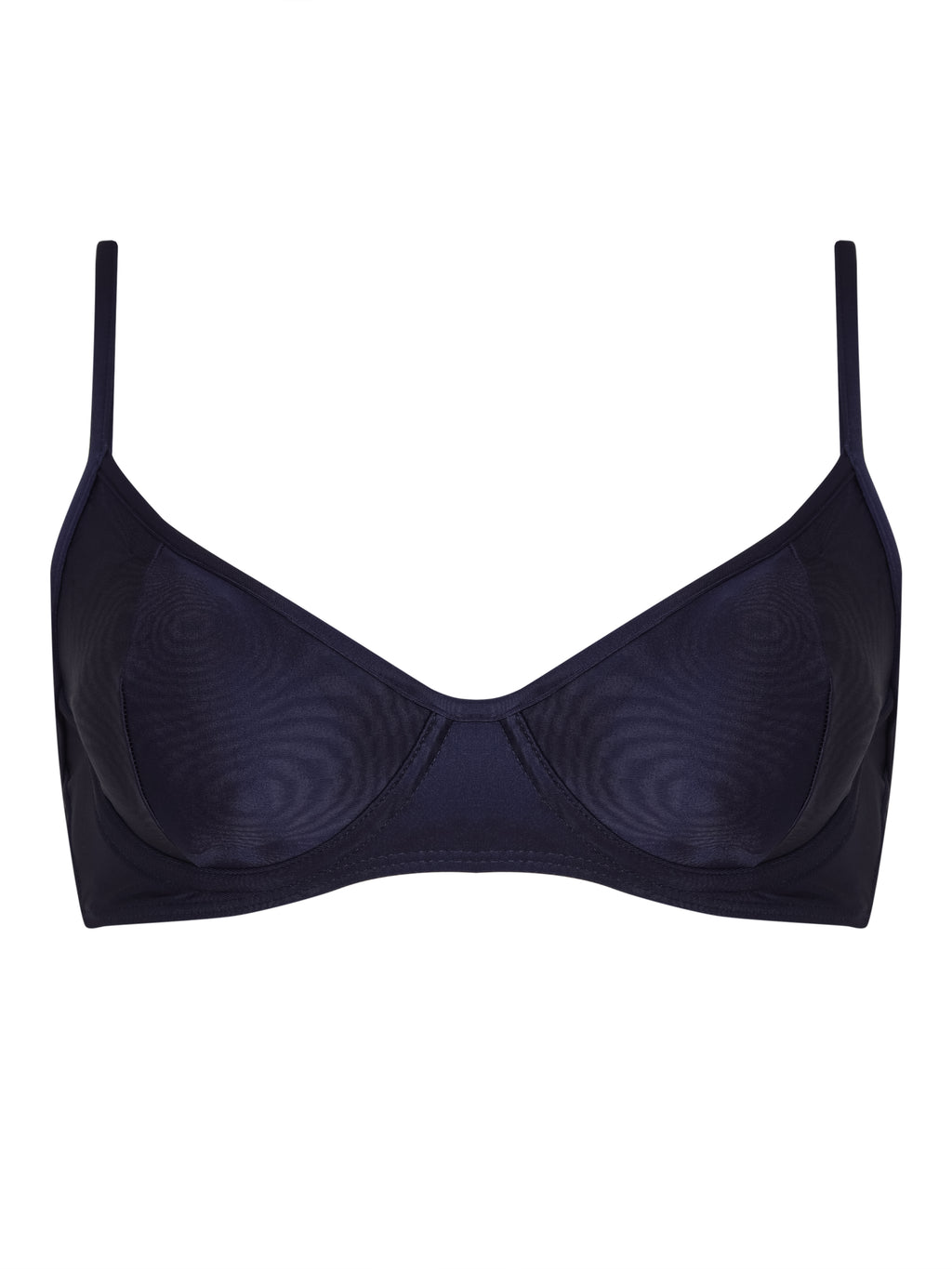 Fiji Blue Plain Underwire-Cup Top