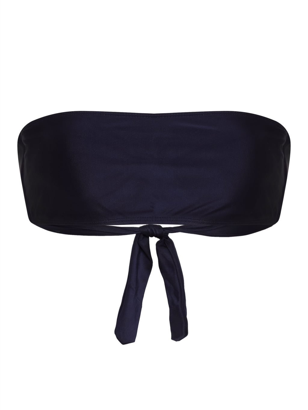Bajja Blue Plain Strapless Bikini Top