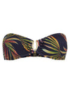 Mika Foliage-Print Strapless Bikini Top Jakarta