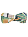 Mika Foliage-Print Strapless Bikini Top Sumatra
