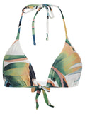 Iasmim Foliage-Print Triangle Bikini Top