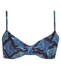 Cassis Stingrays-Print Twisted Detail Bikini Top