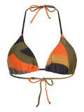 Hanna Abstracte-Print Triangle Bikini Top