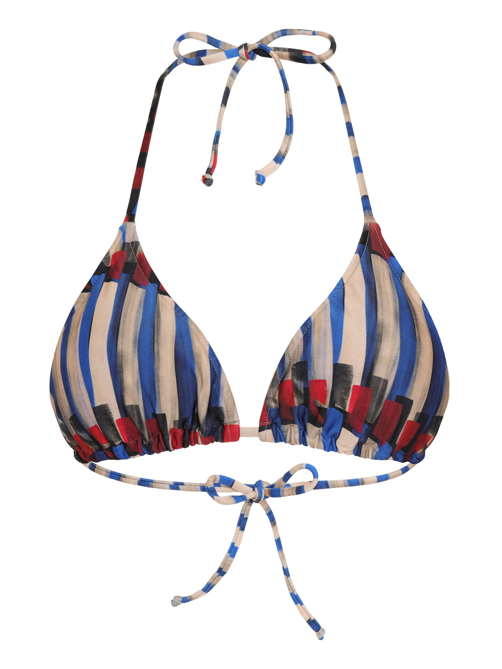 Hanna Graphic-Print Triangle Bikini Top