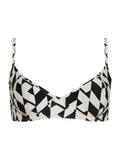 Fiji Geometric-Print Underwire-Cup Top Zaya