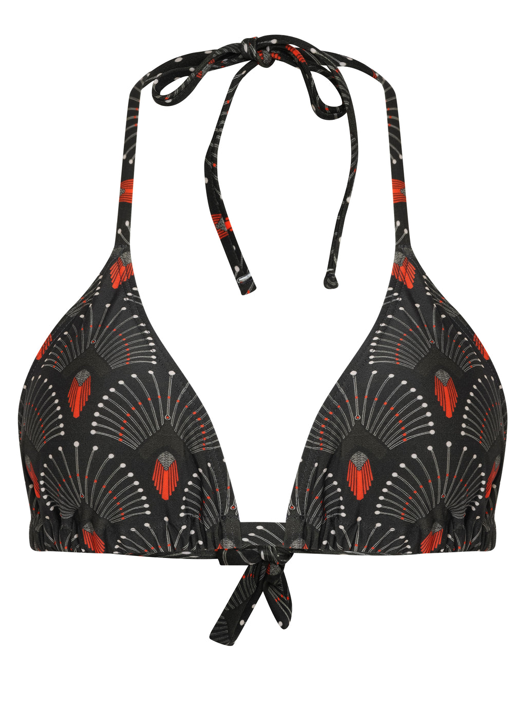 Iasmim -Print Triangle Bikini Top