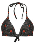 Iasmim -Print Triangle Bikini Top