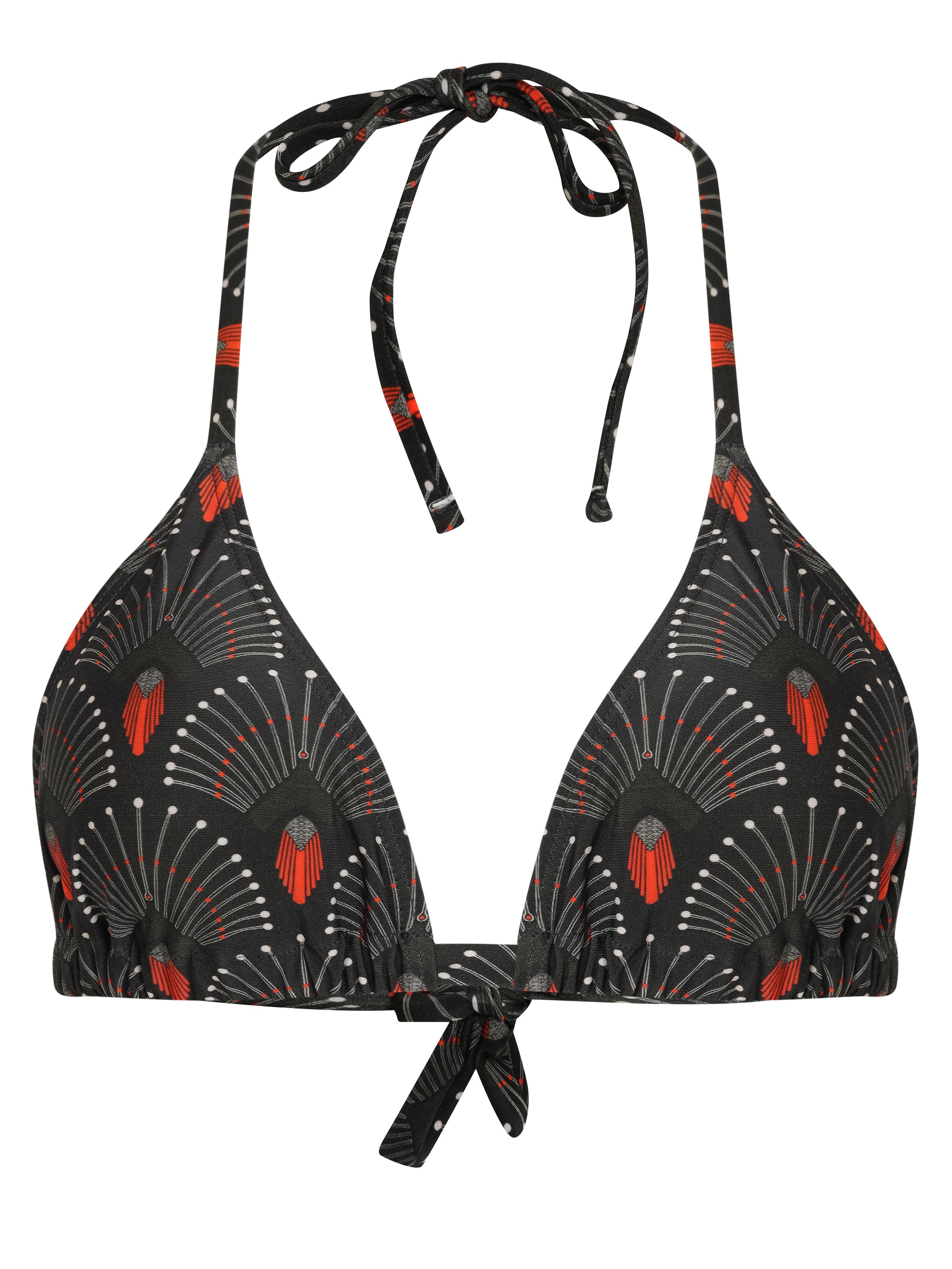Iasmim -Print Triangle Bikini Top