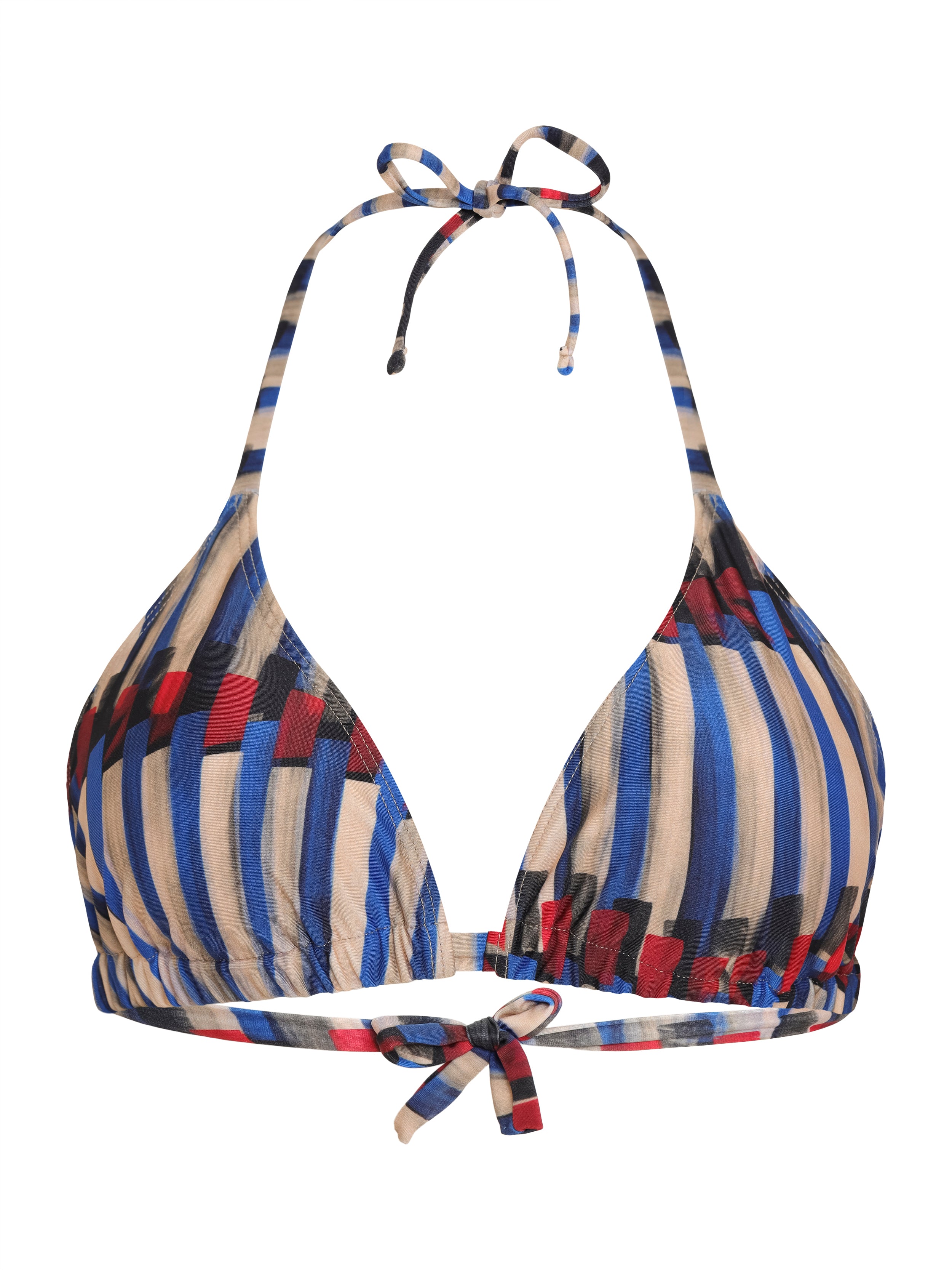 Iasmim Graphic-Print Tie Triangle Bikini Top