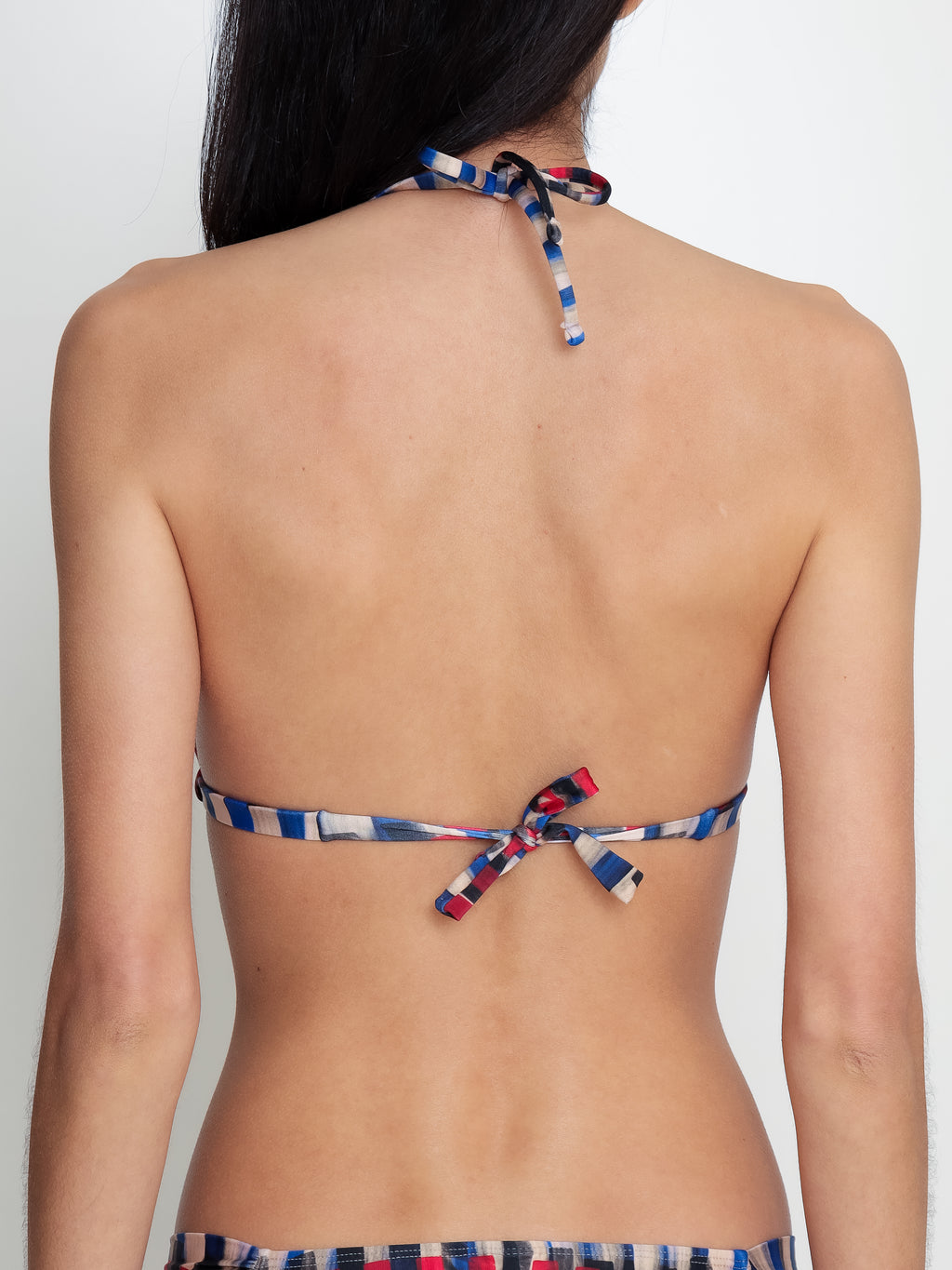 Iasmim Graphic-Print Tie Triangle Bikini Top