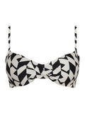 Cassis Geometric-Print Twisted Detail Bikini Top