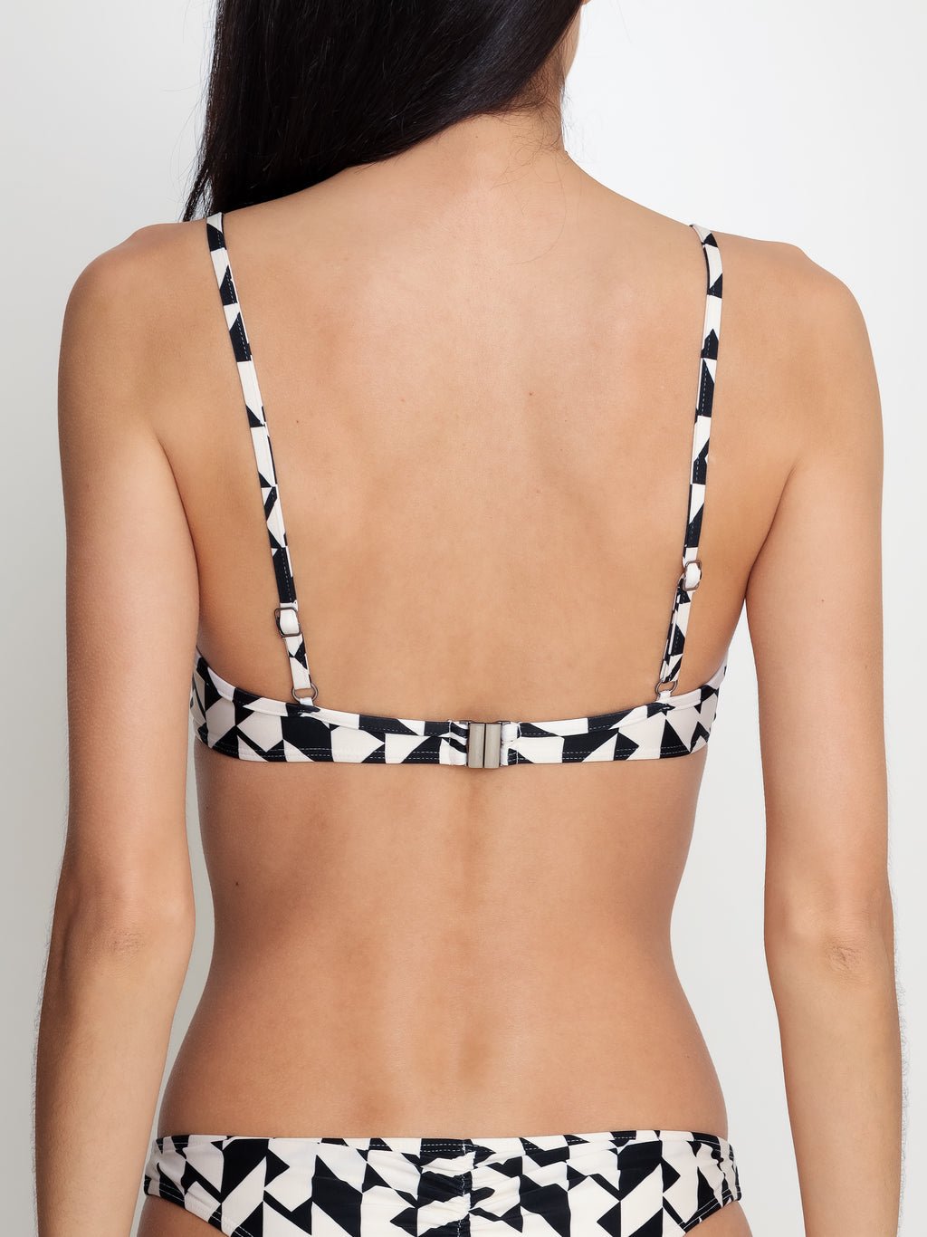 Cassis Geometric-Print Twisted Detail Bikini Top