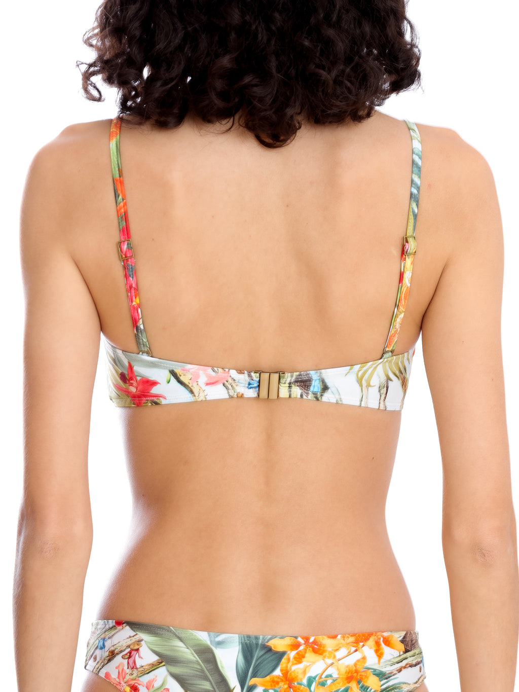 Mika -Print Strapless Bikini Top