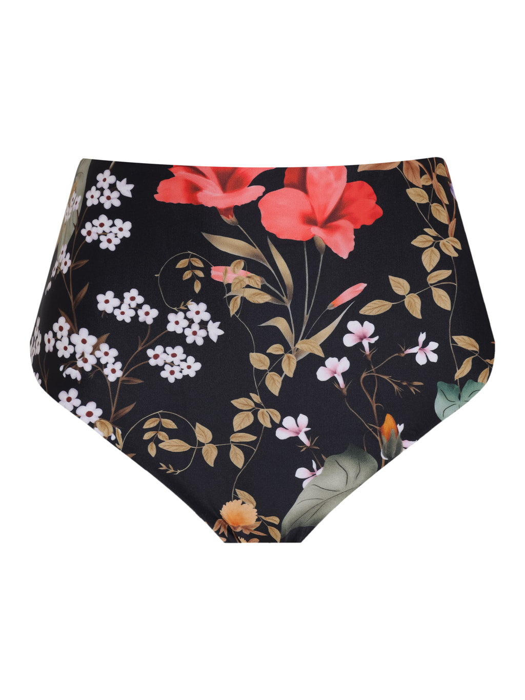 Violeta Floral-Print Hot Pant Bikini Bottoms Orvalho