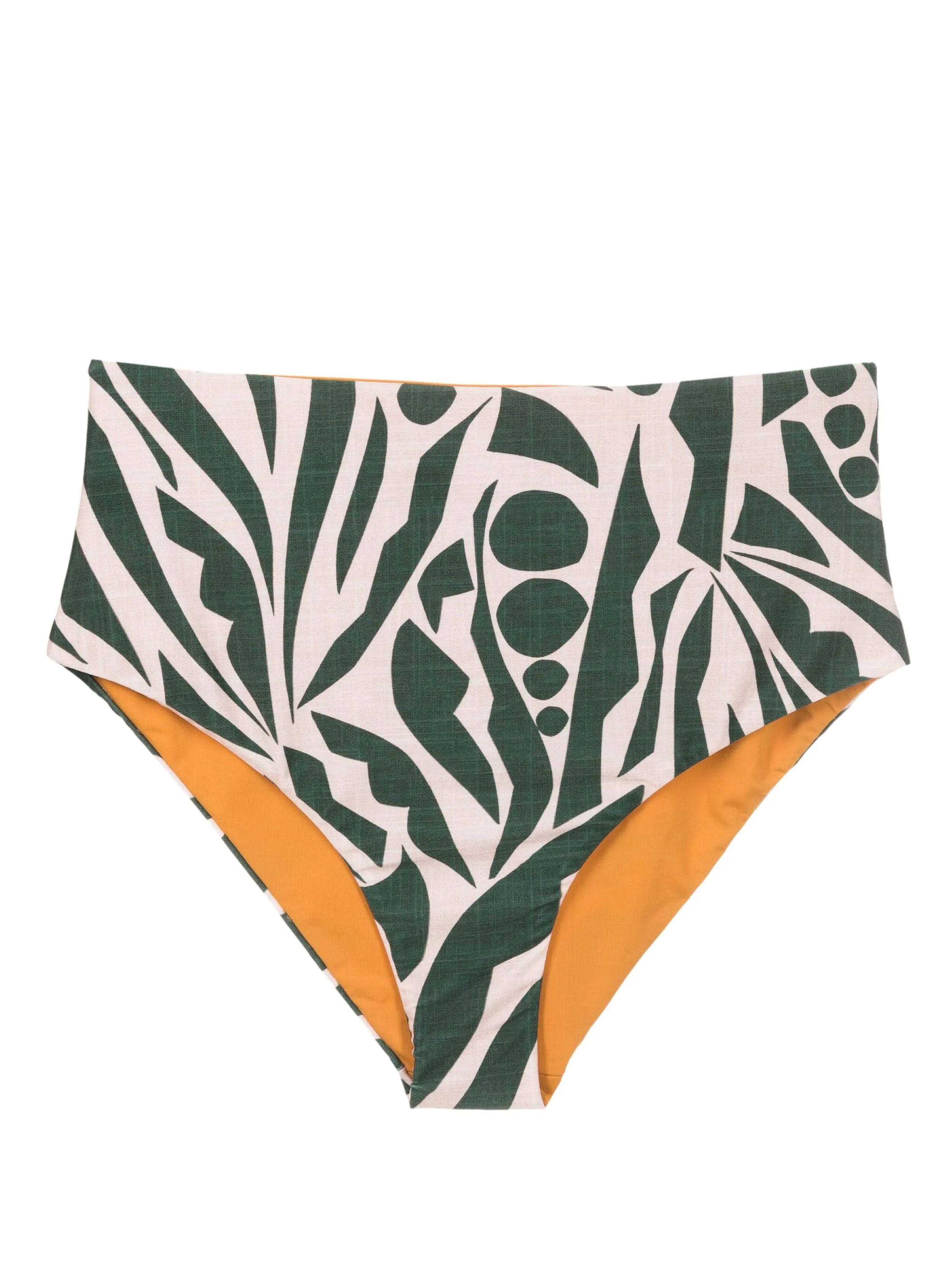 Violeta Abstracte-Print Hot Pant Bikini Bottoms