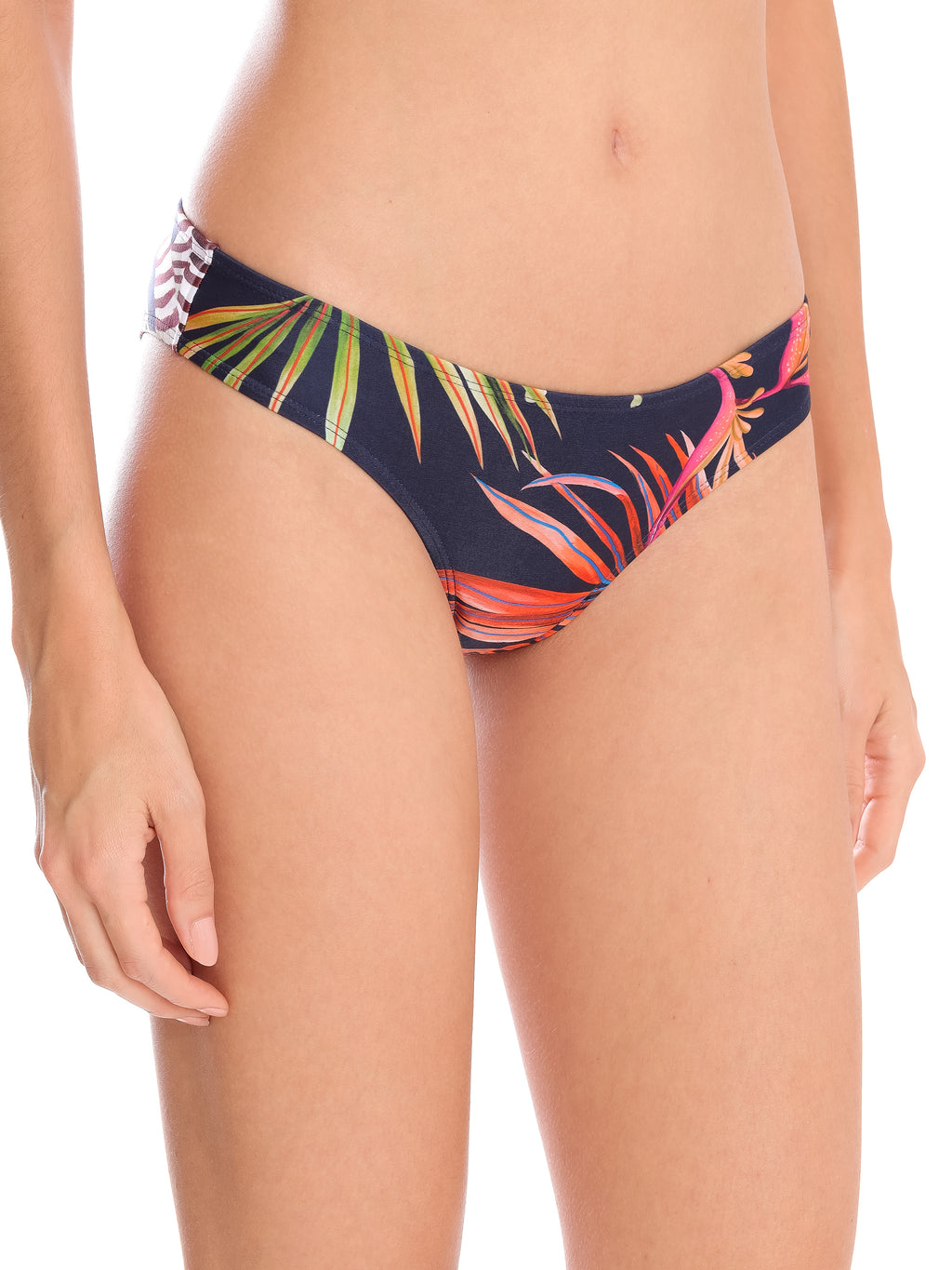 Waikiki Foliage-Print  Bikini Bottoms
