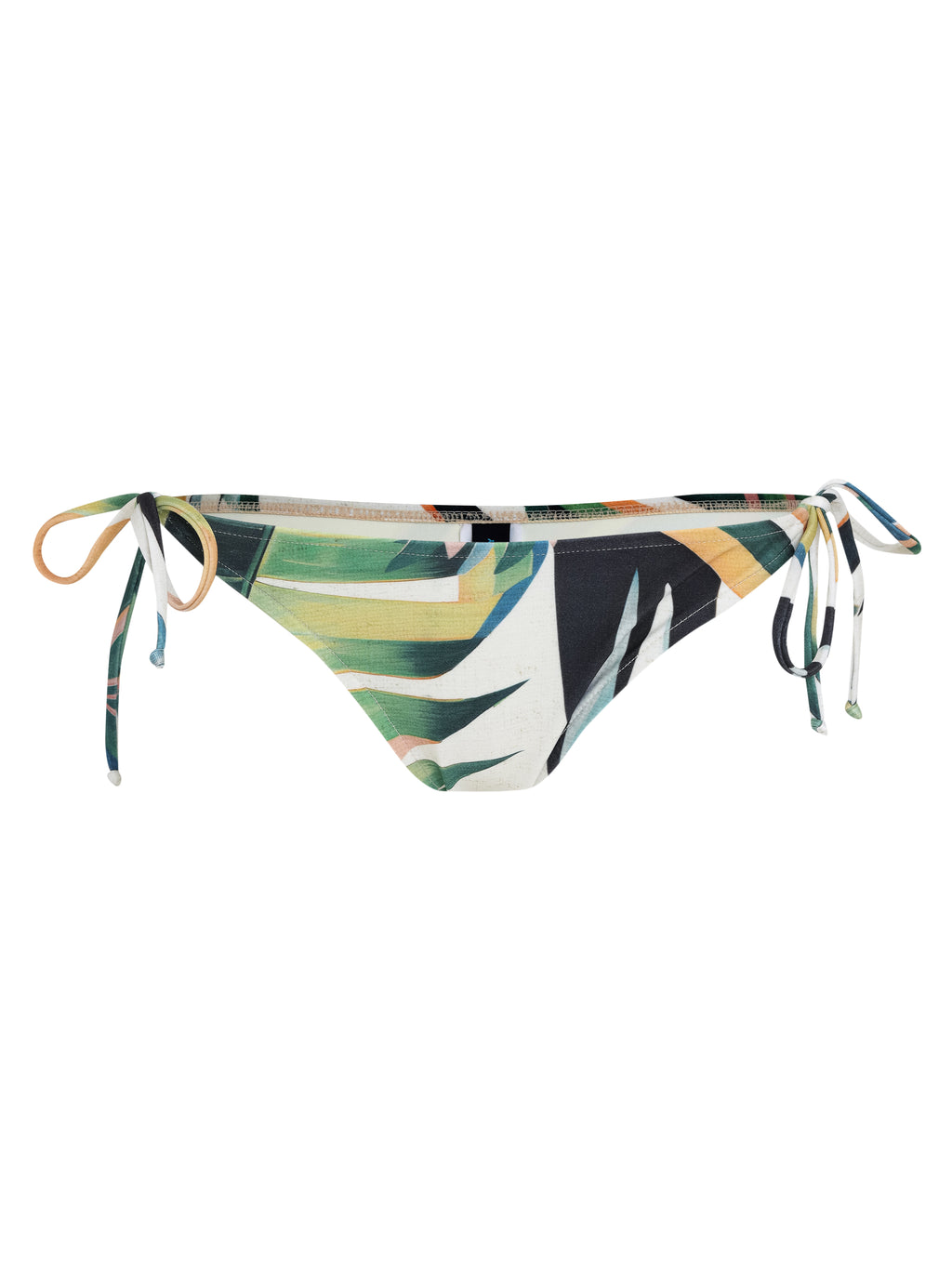 Asteca Foliage-Print Bikini Bottoms