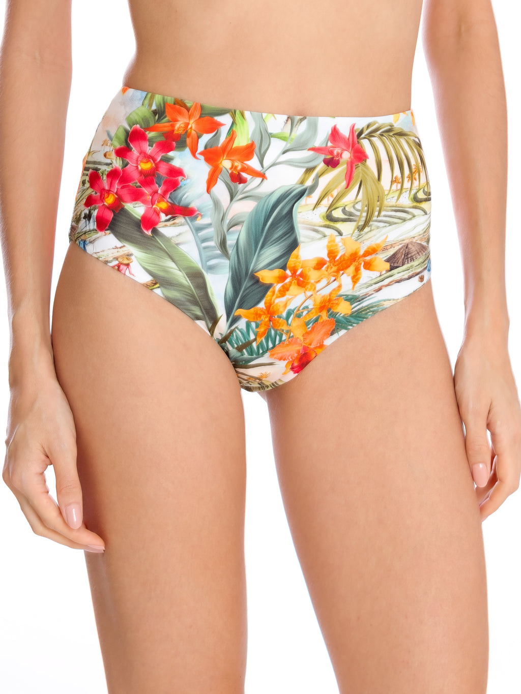 Violeta -Print Hot Pant Bikini Bottoms