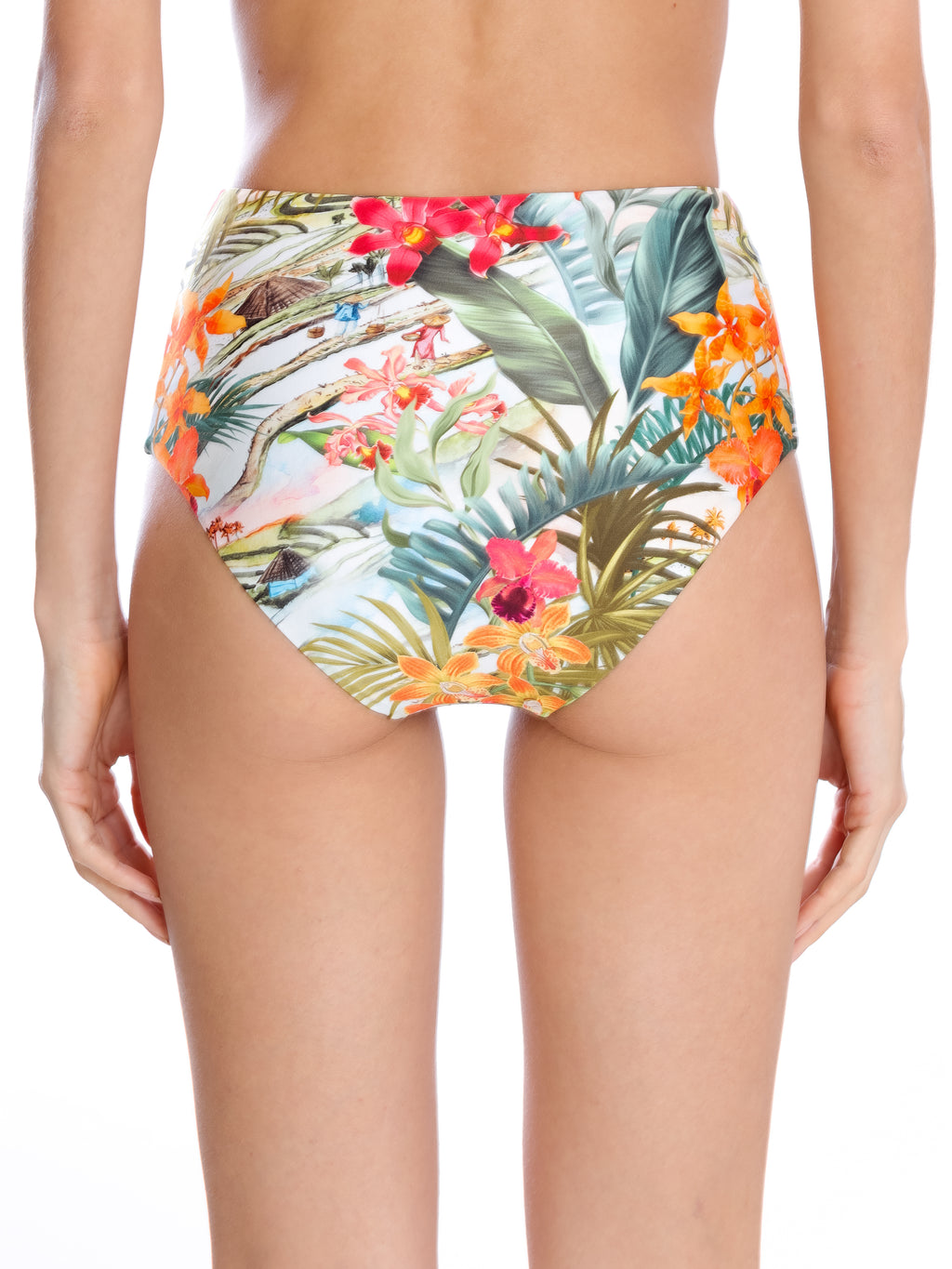 Violeta -Print Hot Pant Bikini Bottoms