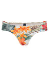 Biarritz Foliage-Print Printed Ruched Bikini Bottom Laos