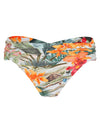 Jasper Foliage-Print Printed Ruched Bikini Bottoms Laos