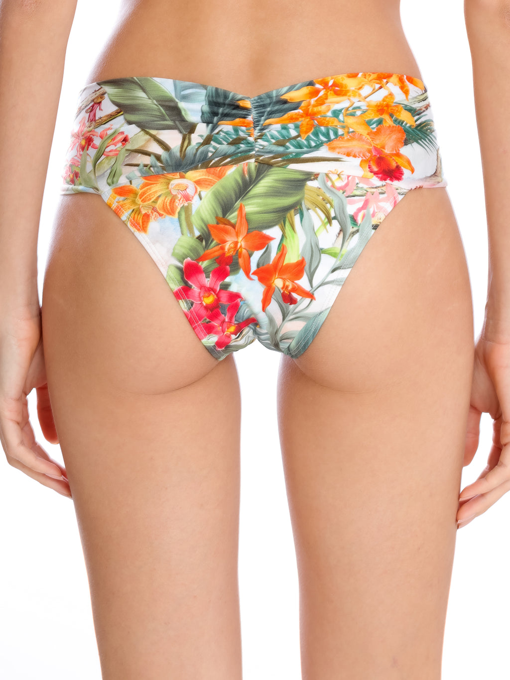 Jasper -Print Printed Ruched Bikini Bottoms