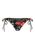 Asteca Floral-Print Bikini Bottoms Orvalho