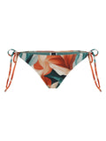 Asteca Foliage-Print Bikini Bottoms