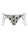 Asteca Geometric-Print Bikini Bottoms