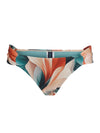 Biarritz Foliage-Print Printed Ruched Bikini Bottom Amazonas