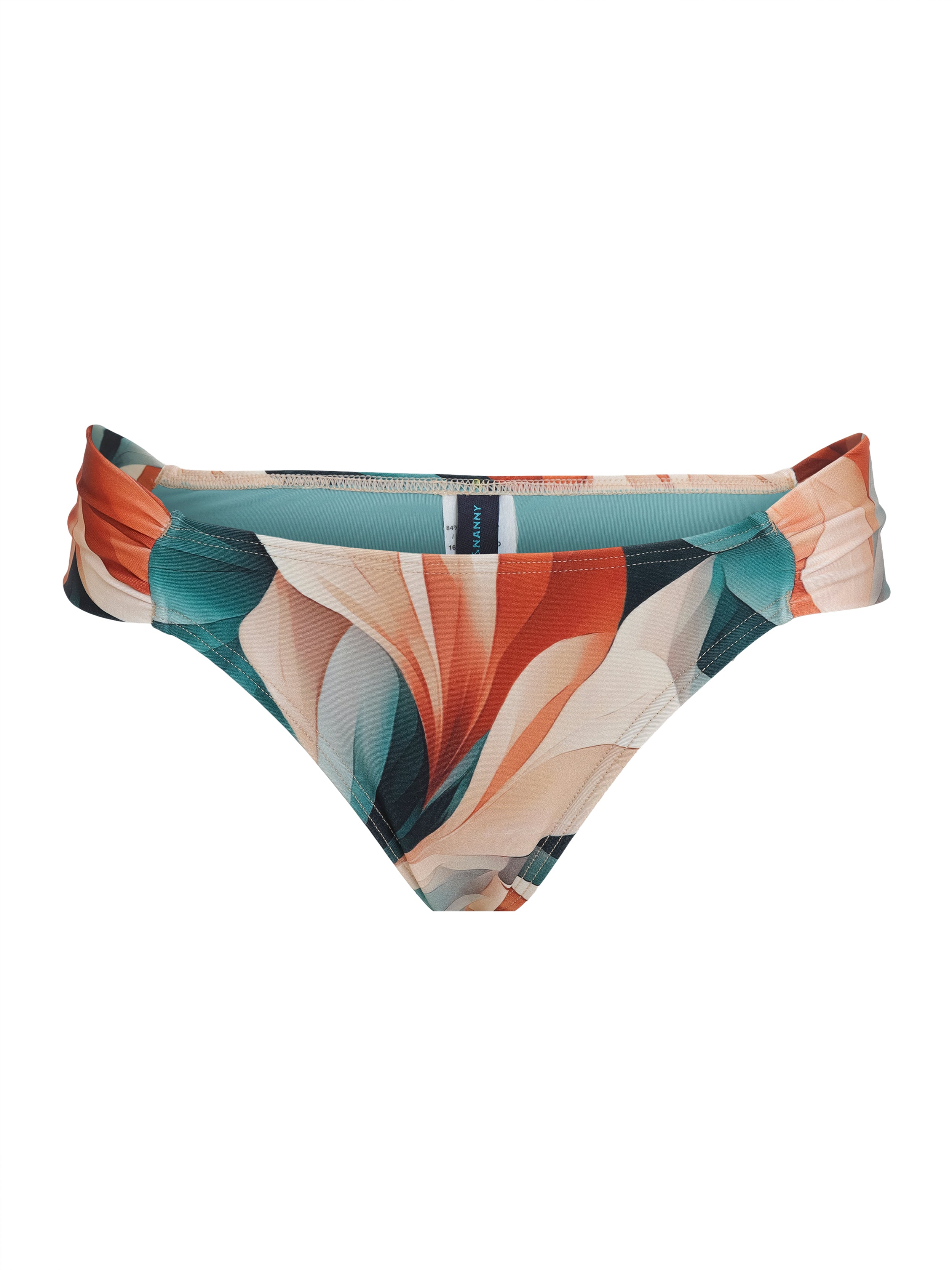Biarrtiz Foliage-Print Printed Ruched Bikini Bottoms