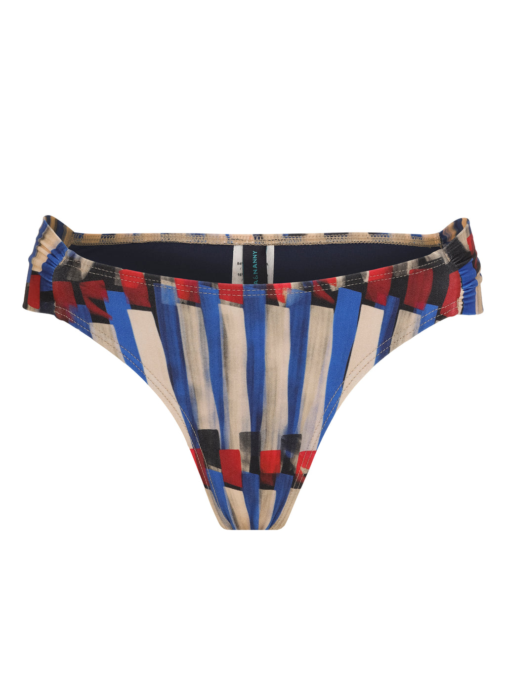 Biarritz Graphic-Print Printed Ruched Bikini Bottom Xingu