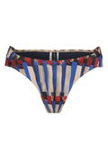 Biarritz Graphic-Print Printed Ruched Bikini Bottom Xingu