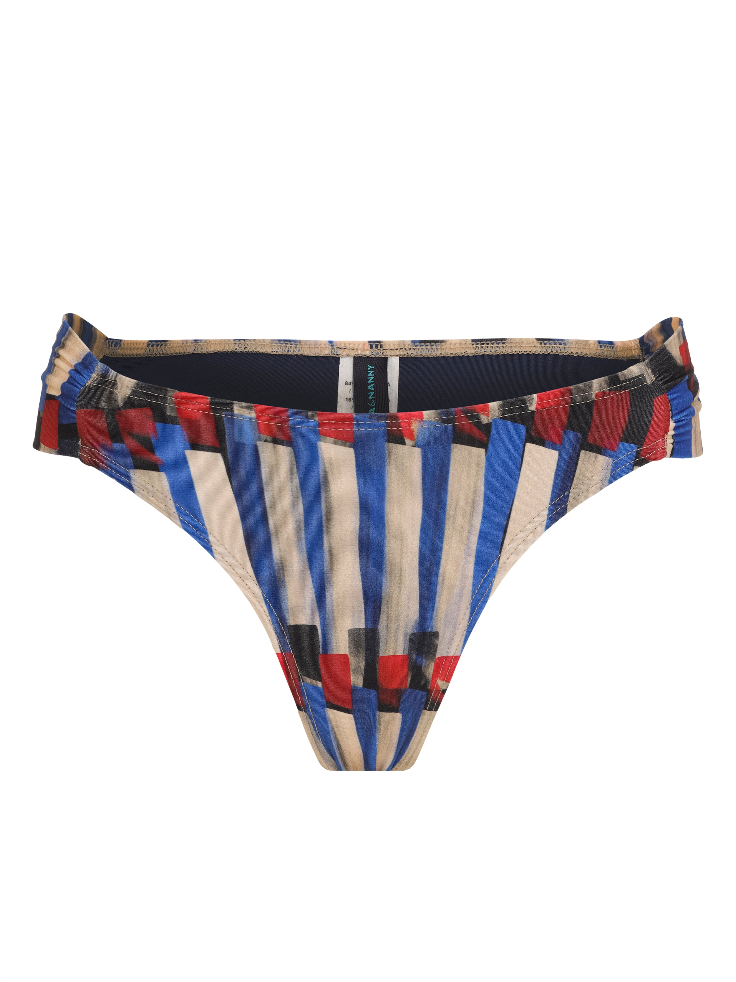 Biarritz Graphic-Print Printed Ruched Bikini Bottom Xingu