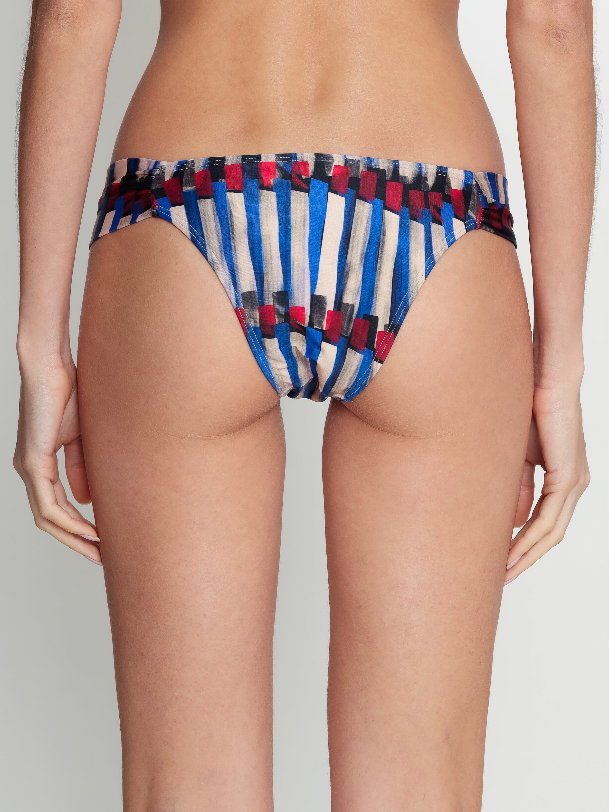 Biarritz Graphic-Print Printed Ruched Bikini Bottom Xingu