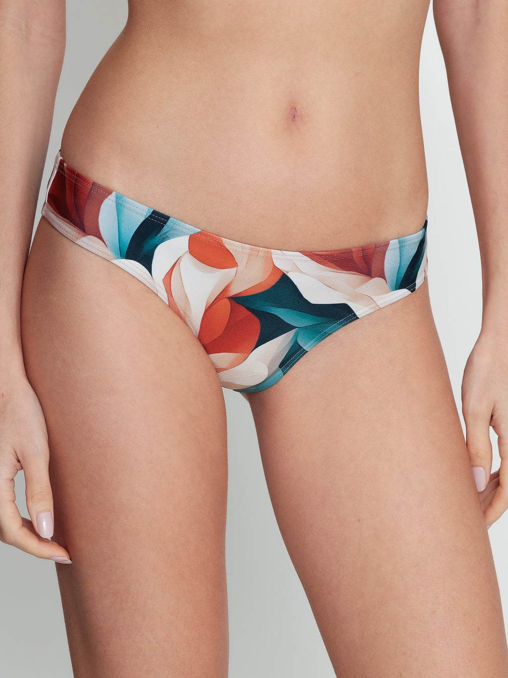 Waikiki Foliage-Print  Bikini Bottoms
