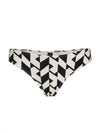 Waikiki Geometric-Print Bikini Bottoms Zaya