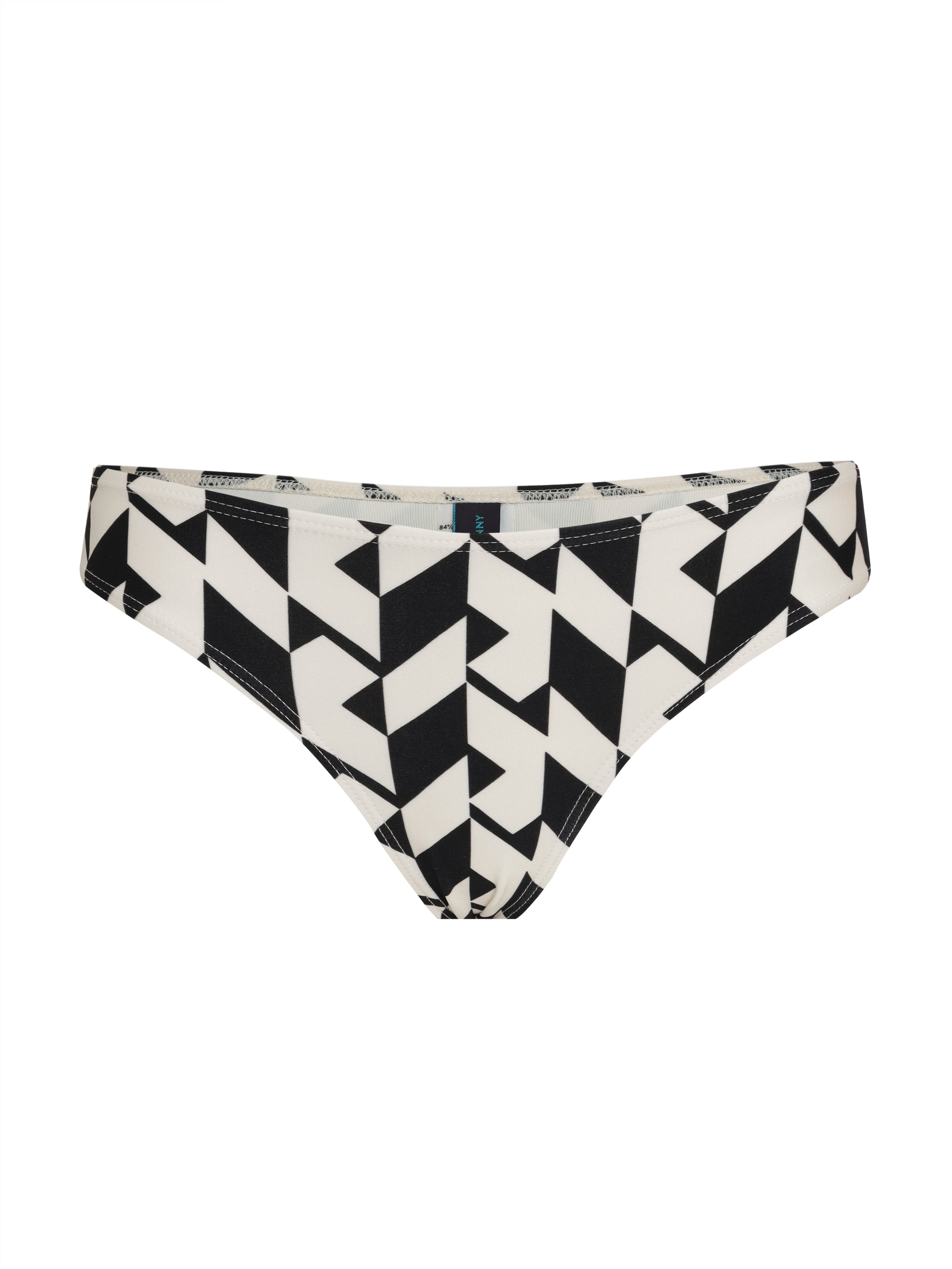 Waikiki Geometric-Print Bikini Bottoms