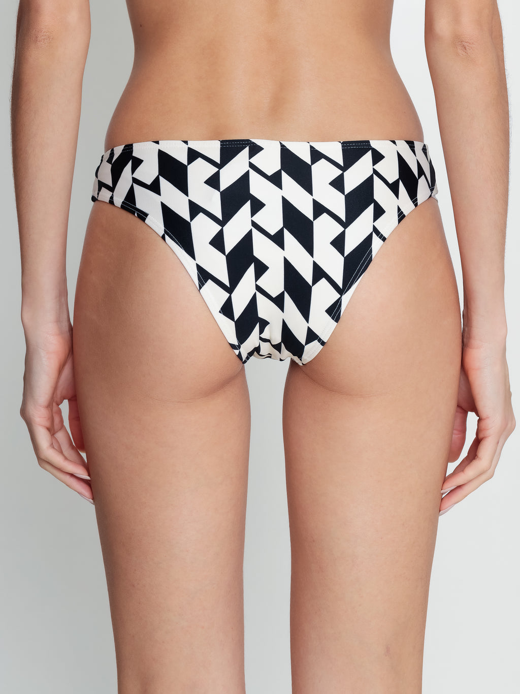 Waikiki Geometric-Print Bikini Bottoms