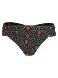 Jasper -Print Printed Ruched Bikini Bottoms