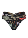 Jasper Floral-Print Printed Ruched Bikini Bottoms Orvalho