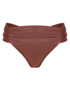 Jasper Brown Plain Ruched Bikini Bottoms
