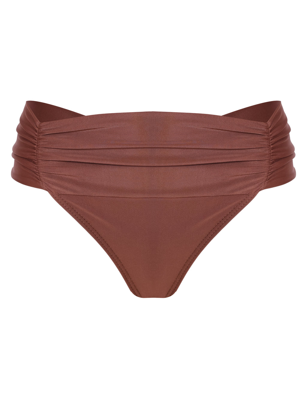 Jasper Brown Plain Ruched Bikini Bottoms
