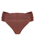 Jasper Brown Plain Ruched Bikini Bottoms