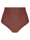 Violeta Brown Plain Hot Pant Bikini Bottoms